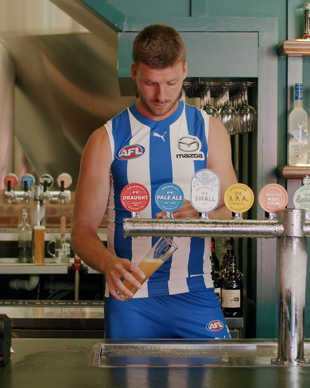 Beer Pour - North Melbourne Male Talent